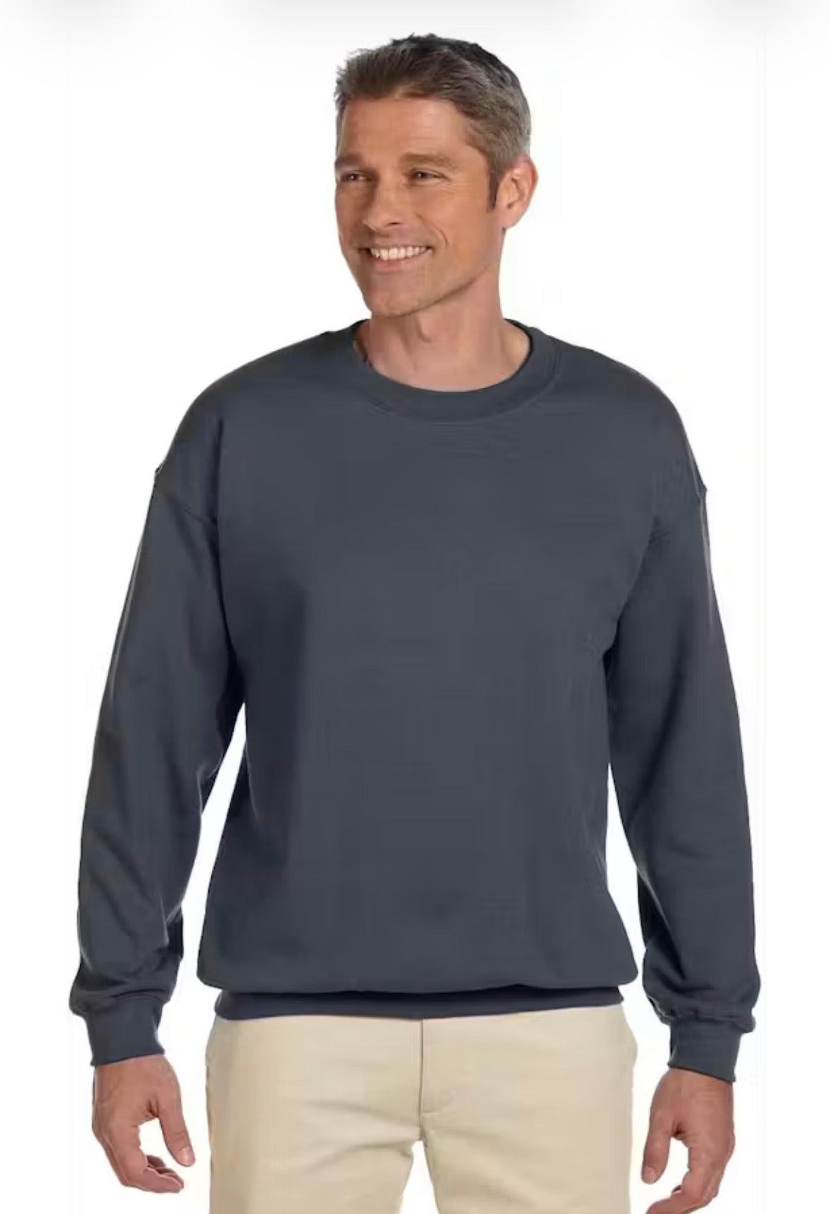 #1_ Gildan G180 - Unisex Heavy Blend™ 50/50 Fleece Crew with your logo starting at $18.99