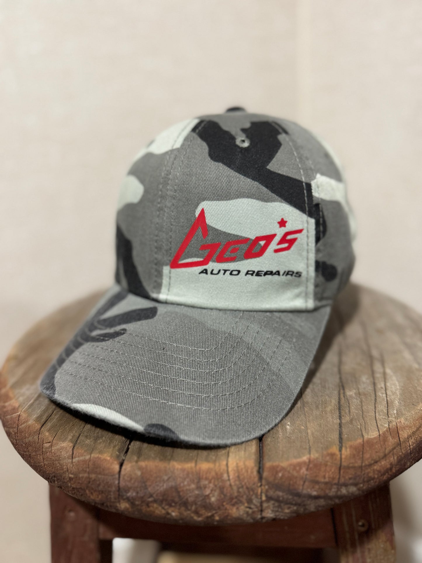 Camo Unstructured Pigment Dyed Heavy Cotton Twill . with your Logo!!!