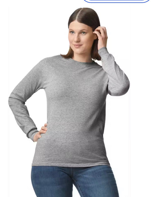 #1 Gildan G540 - Unisex Heavy Cotton™ Long-Sleeve T-Shirt Custom Design with your Logo starting at $19.99