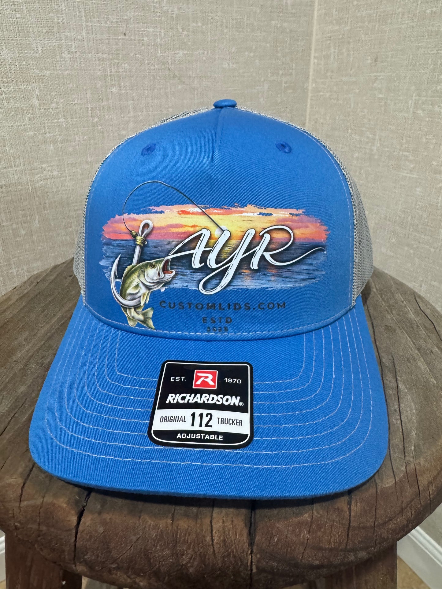 Richardson 112 , JayRcustom fishing logo New!!!