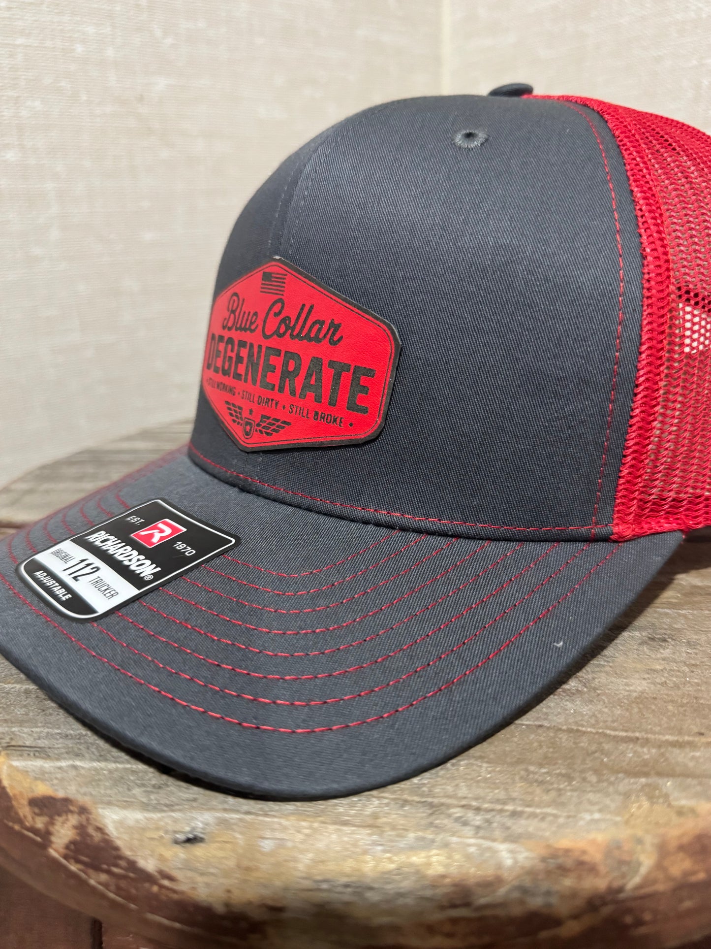 Hat Richardson 112  Trucker “Blue Collar Degenerate “