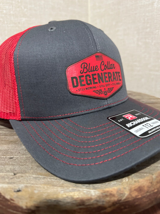 Hat Richardson 112  Trucker “Blue Collar Degenerate “